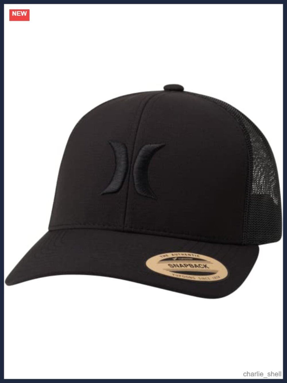 Hurley Del Mar Trucker Hat Mesh Snapback Baseball Cap Adjustable